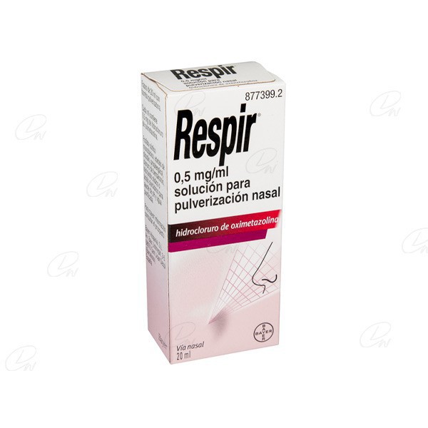 RESPIR 0,5 mg/ml SOLUCION PARA PULVERIZACION NASAL, 1...