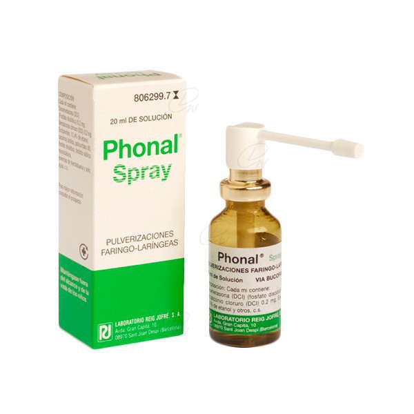 PHONAL SPRAY 0,2 mg/ml + 0,2 mg/ml SOLUCION PARA...