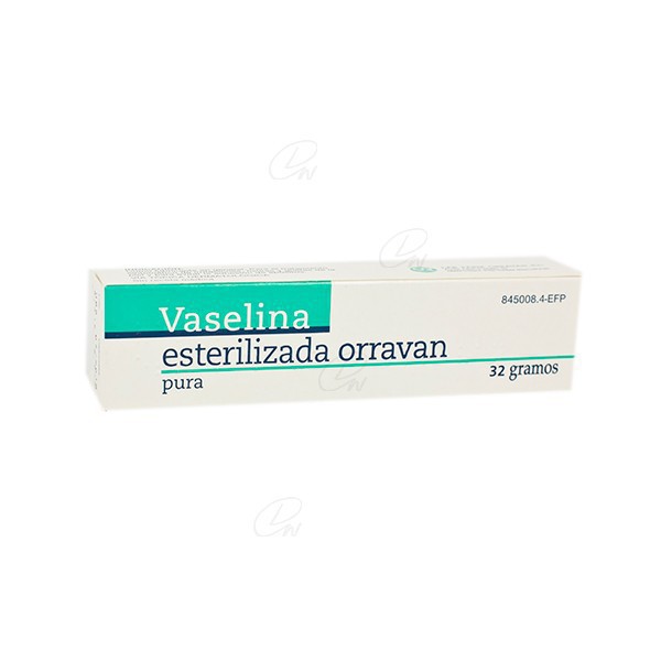VASELINA ESTERILIZADA PURA ORRAVAN POMADA, 1 tubo de 32 g