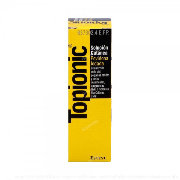 TOPIONIC SOLUCION CUTANEA, 1 frasco de 25 ml