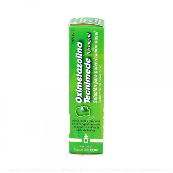 OXIMETAZOLINA TECNIMEDE 0,5 mg/ml SOLUCION PARA...
