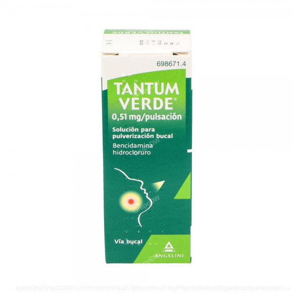 TANTUM VERDE 0,51 MG/PULSACION SOLUCION PARA...