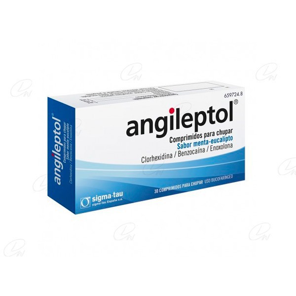 ANGILEPTOL COMPRIMIDOS PARA CHUPAR SABOR MENTA-EUCALIPTO,...