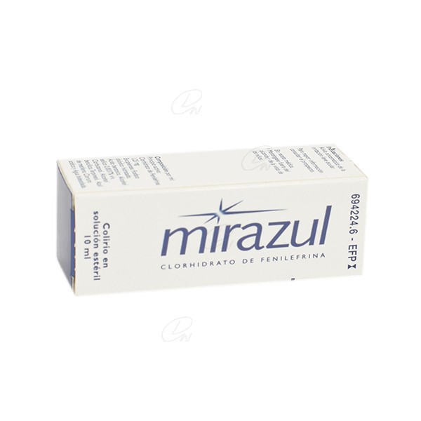 MIRAZUL 1,25 mg/ml COLIRIO EN SOLUCION, 1 frasco de 10 ml