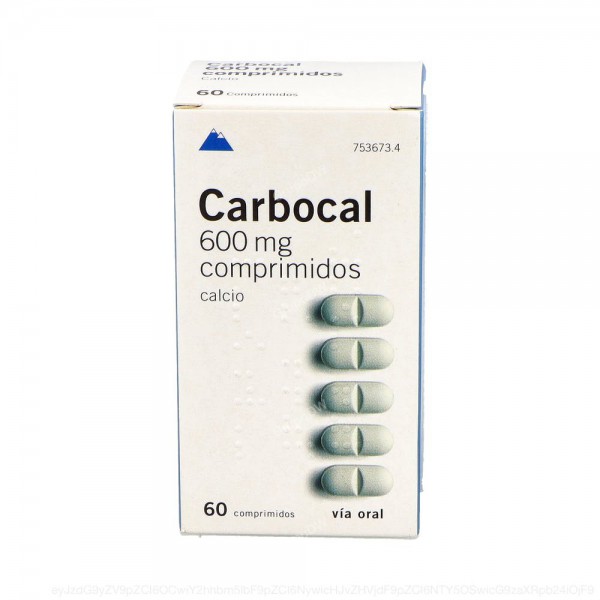 CARBOCAL 600 mg  COMPRIMIDOS, 60 comprimidos