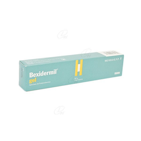 BEXIDERMIL 100 mg/g GEL, 1 tubo de 50 g