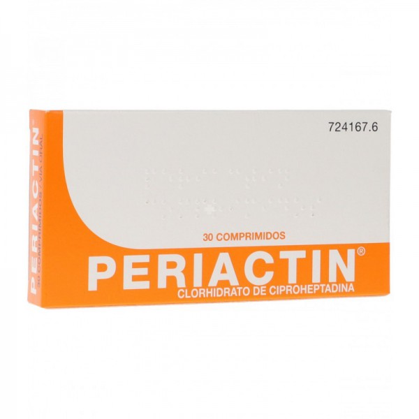 PERIACTIN COMPRIMIDOS, 30 comprimidos