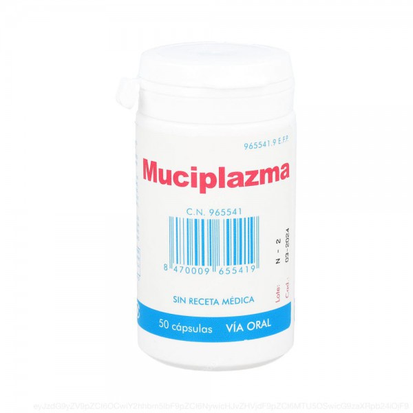 MUCIPLAZMA 500 mg CAPSULAS DURAS, 50 capsulas
