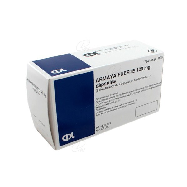 ARMAYA FUERTE 120 mg CAPSULAS DURAS, 96 capsulas