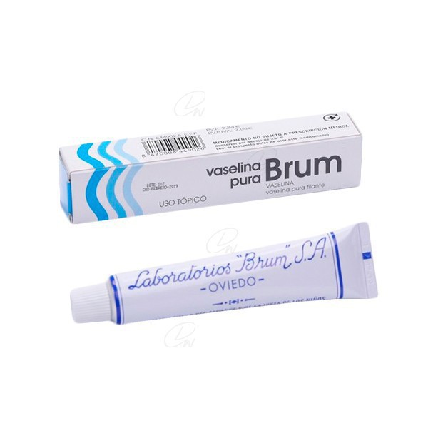 VASELINA PURA BRUM 30g, 1 tubo de 60 g