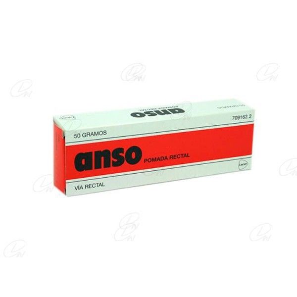 ANSO POMADA RECTAL, 1 tubo de 50 g